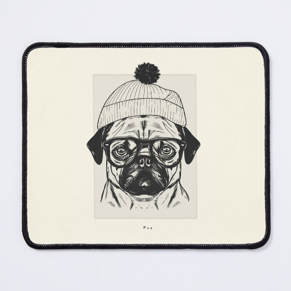 Artikelvorschau, Pug Digital Sketch Drawing Illustration entworfen und verkauft von rafaeltto.