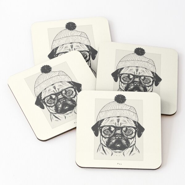 Artikelvorschau, Pug Digital Sketch Drawing Illustration entworfen und verkauft von rafaeltto.