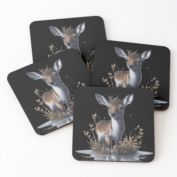 Item preview, deer cub waiting to eat designed and sold by BaliamShop.