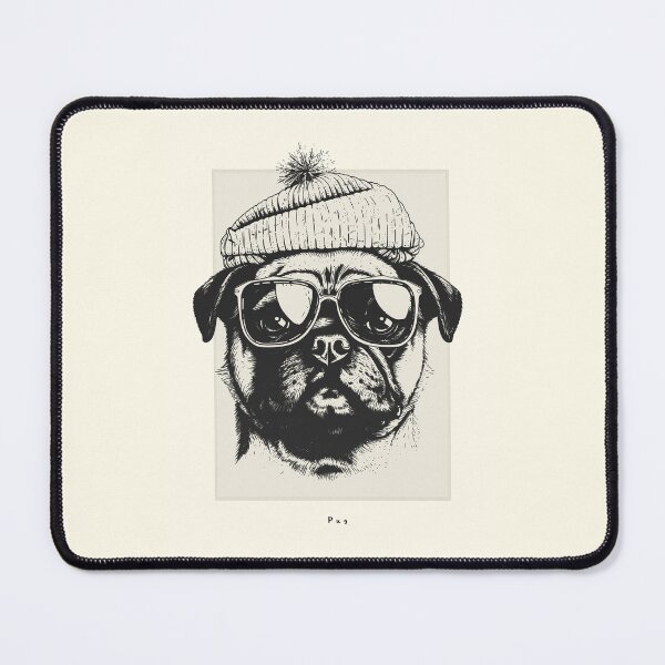 Artikelvorschau, Pug Digital Sketch Drawing Illustration entworfen und verkauft von rafaeltto.