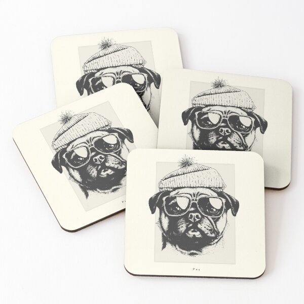 Artikelvorschau, Pug Digital Sketch Drawing Illustration entworfen und verkauft von rafaeltto.