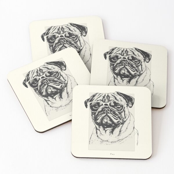 Artikelvorschau, Pug Digital Sketch Drawing Illustration entworfen und verkauft von rafaeltto.