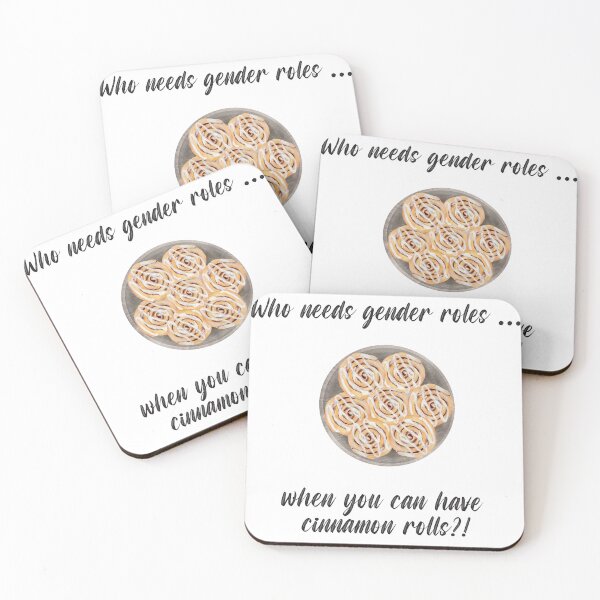 Item preview, Cinnamon rolls > Gender roles designed and sold by pinkcraftfairy.