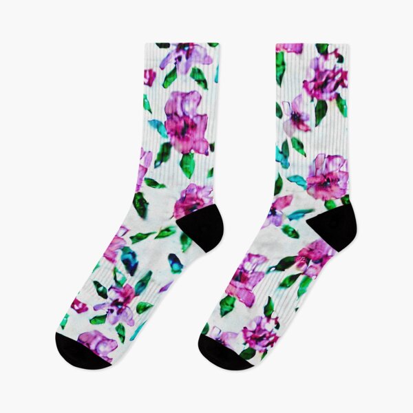 Artikelvorschau, Romantisches rotes Blumen-Aquarellmuster entworfen und verkauft von CelTopSkinz.