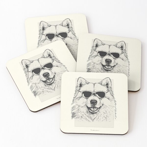 Item preview, Samoyed Digital Sketch Drawing Illustration designed and sold by rafaeltto.