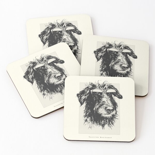 Item preview, Scottish Deerhound Digital Sketch Drawing Illustration designed and sold by rafaeltto.