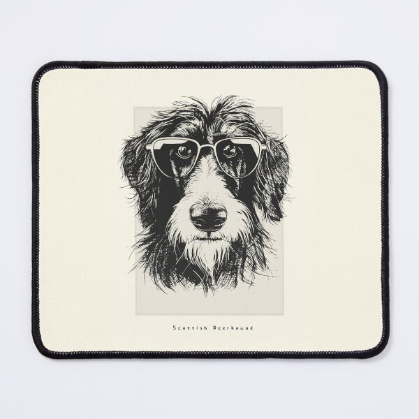 Item preview, Scottish Deerhound Digital Sketch Drawing Illustration designed and sold by rafaeltto.
