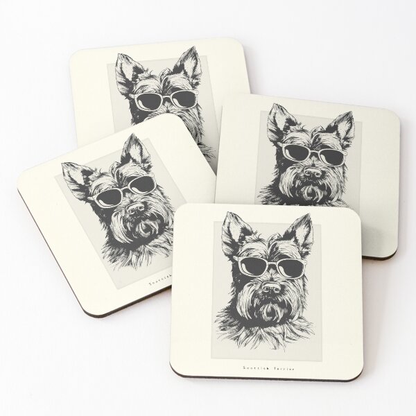 Artikelvorschau, Scottish Terrier Digital Sketch Drawing Illustration entworfen und verkauft von rafaeltto.