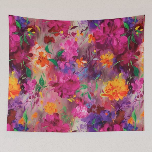 Item preview, Colourful flowers designed and sold by baheeya.