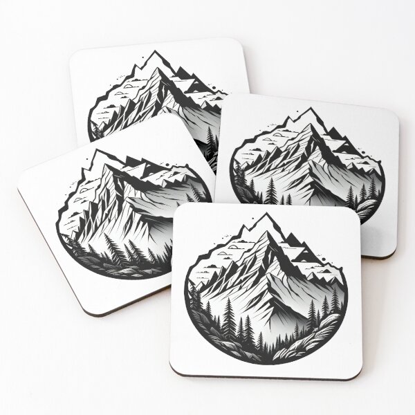 Item preview, Mountains and forest designed and sold by Sanan Israyilli.