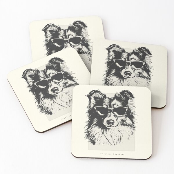 Item preview, Shetland Sheepdog Digital Sketch Drawing Illustration designed and sold by rafaeltto.