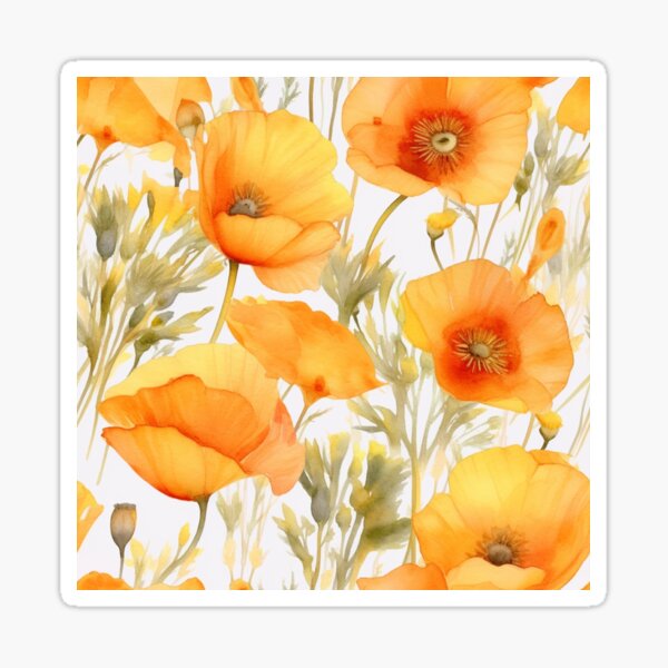 Item preview, California Poppy designed and sold by SuperUltraPrint.