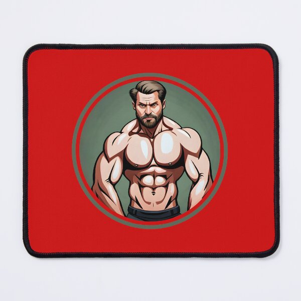 Item preview, Muscular bearded dad designed and sold by muscledaddies.