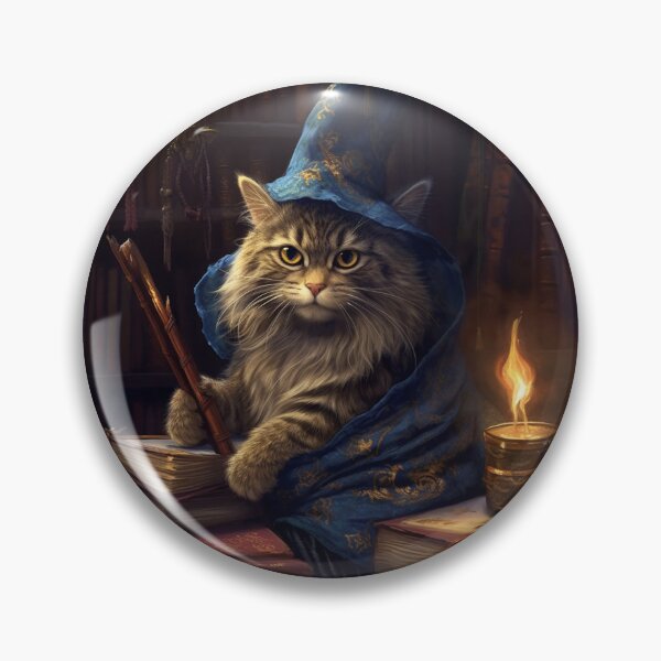 Item preview, Magical Wizard Cat designed and sold by SMGstickers.