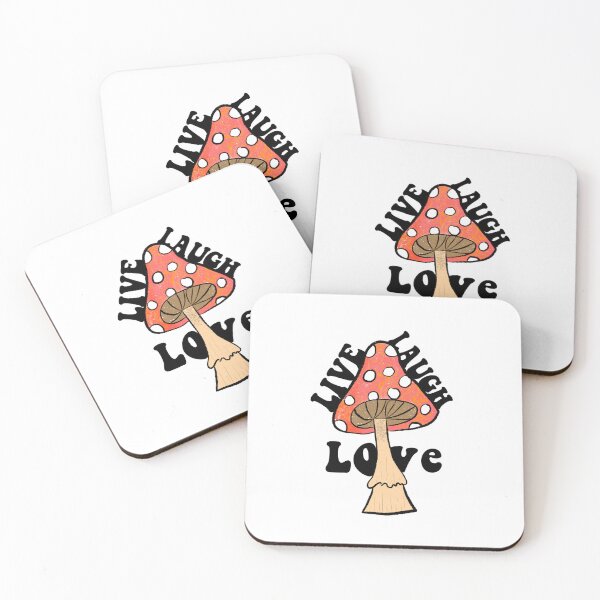 Item preview, Live Laugh Love Mushroom  designed and sold by Skisks-Graphics.