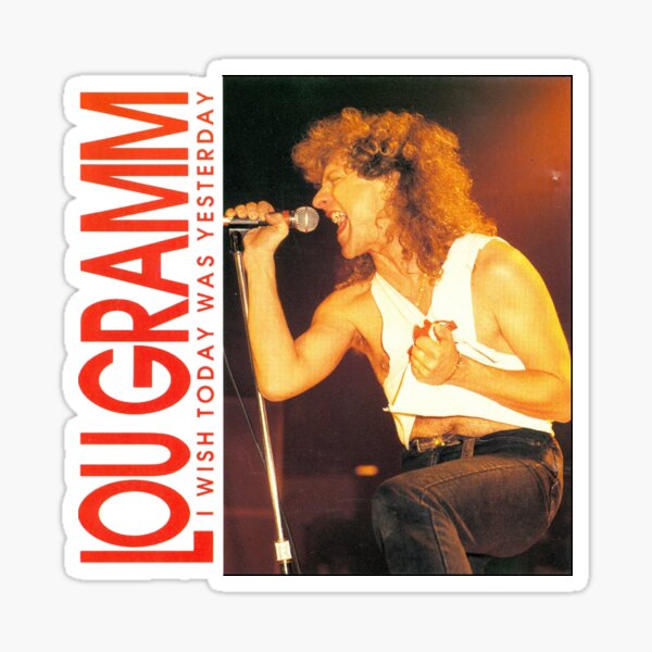 Lou Gramm Louis Andrew Grammatico Sticker