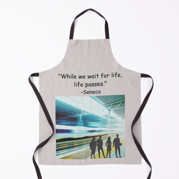 Item preview, "While we wait for life, life passes" --Seneca designed and sold by Planet Agora.