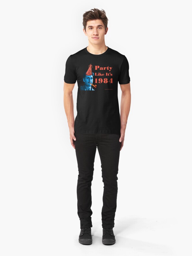 Alternate view of Party Like It's 1984 Slim Fit T-Shirt