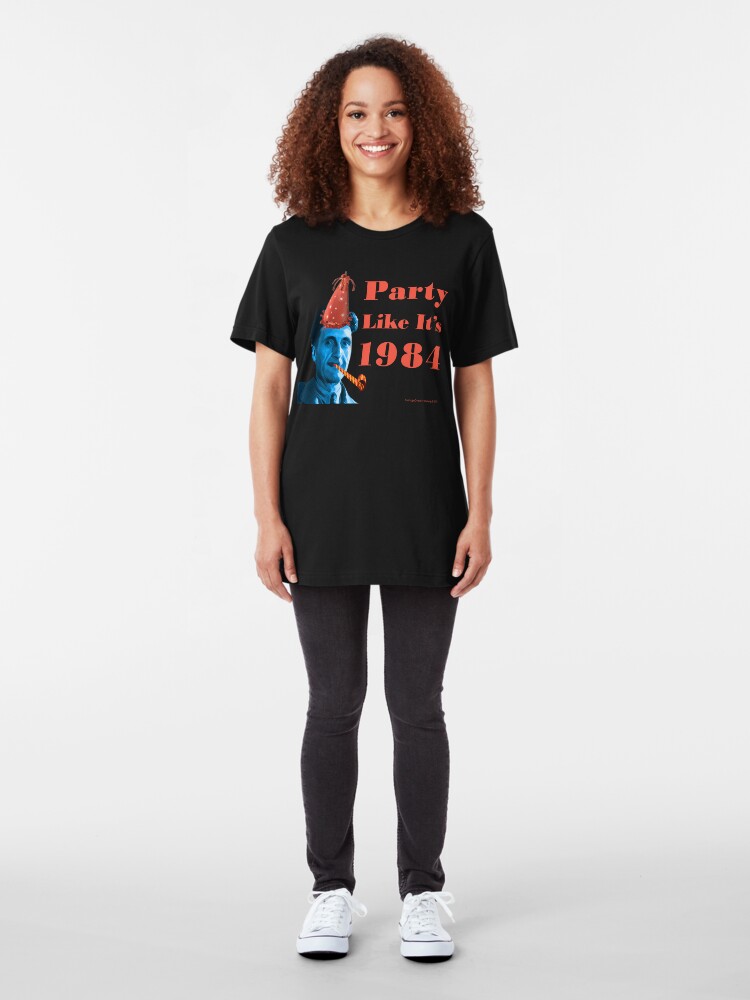 Alternate view of Party Like It's 1984 Slim Fit T-Shirt