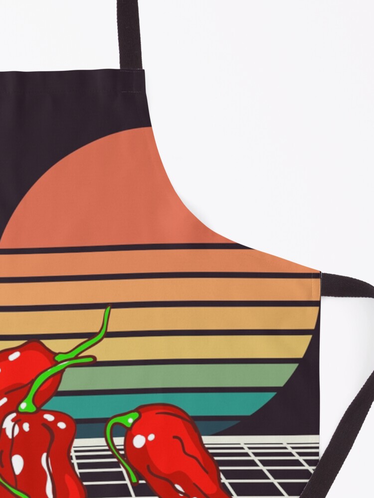 Thumbnail 3 of 6, Apron, Ghost Peppers In Space designed and sold by TheMikePProject.