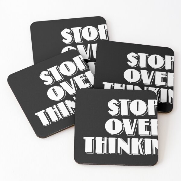 Item preview, Stop Over Thinking designed and sold by SeptemberMarket.