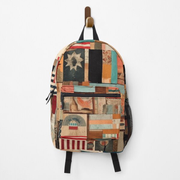 Item preview, America Retro Vintage Patchwork of Americana Pattern Collage designed and sold by BrandonArtWorld.
