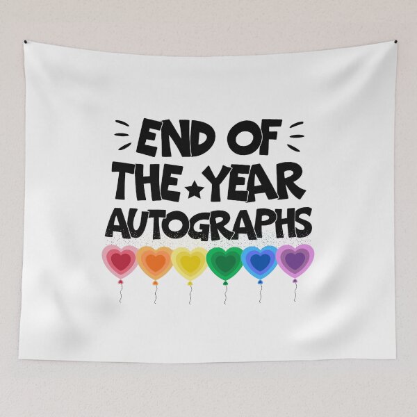Item preview, Last Day Of School End of the year autographs Teacher Students LGBT Pride designed and sold by LadyHustle.