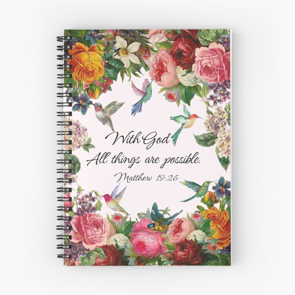 Item preview, With God Journal designed and sold by PidginJournals.