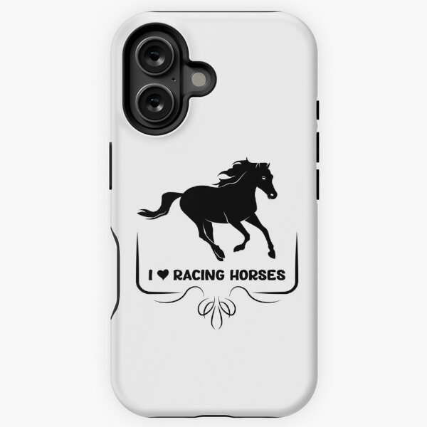 Aperçu de l'œuvre I Love Horses est une façon amusante d'exprimer votre admiration et votre affection pour ces animaux majestueux créée et vendue par StarrWell.