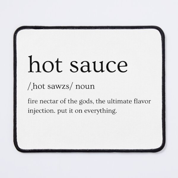 Item preview, Hot Sauce Dictionary Entry designed and sold by TheMikePProject.