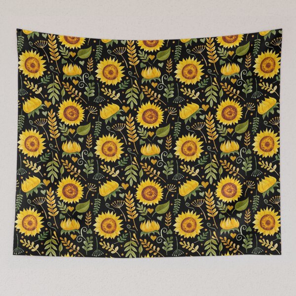 Item preview, Sunflowers, Green Leaves and Wild Plants  designed and sold by silviaol.