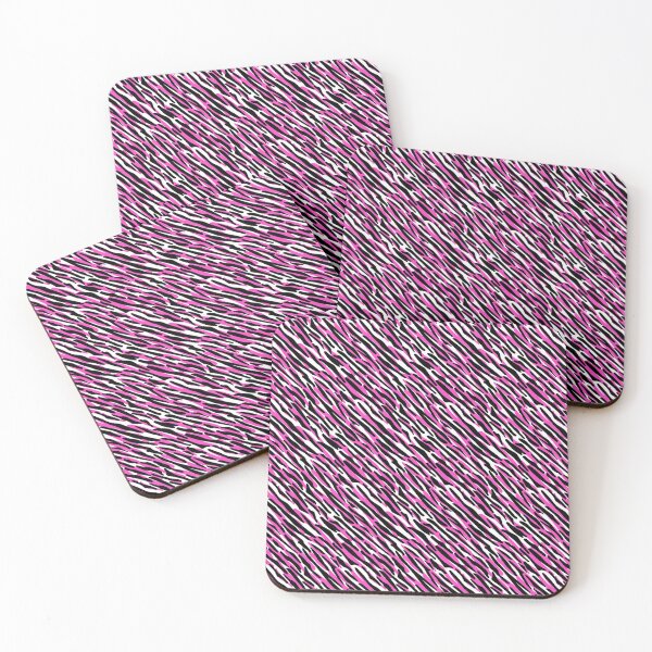 Item preview, Neon Zebra - Hot Pink, black and white designed and sold by Una Somerville.