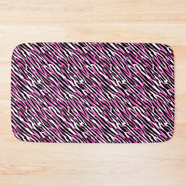 Item preview, Neon Zebra - Hot Pink, black and white designed and sold by Una Somerville.