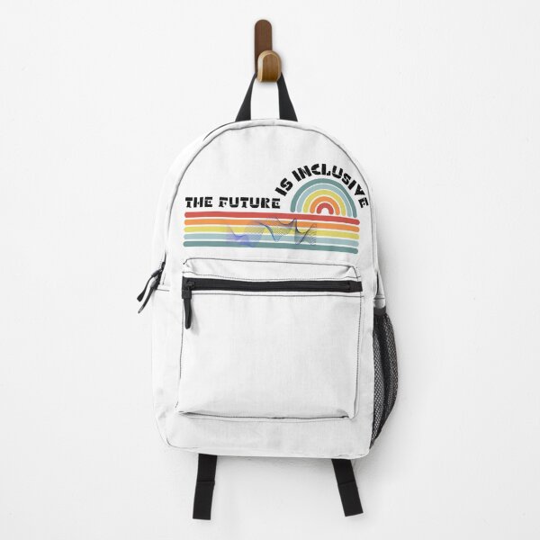 Item preview, the future is inclusive rainbow stickers colorful designed and sold by kalidfashUSA.