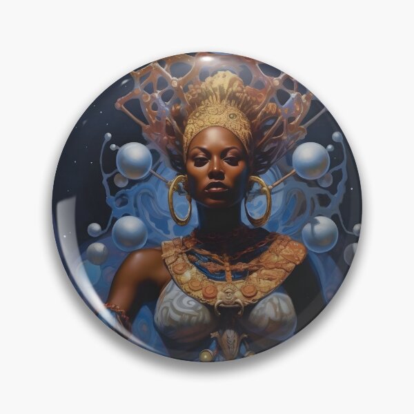 Item preview, Afro mystic queen  designed and sold by Seattleaiharp.