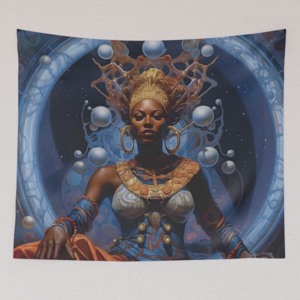 Item preview, Afro mystic queen  designed and sold by Seattleaiharp.