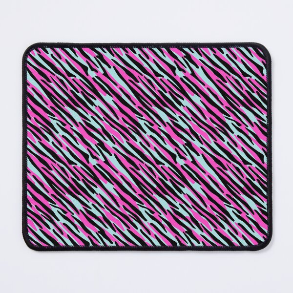 Item preview, Neon Zebra - Hot Pink, Light Blue designed and sold by Una Somerville.