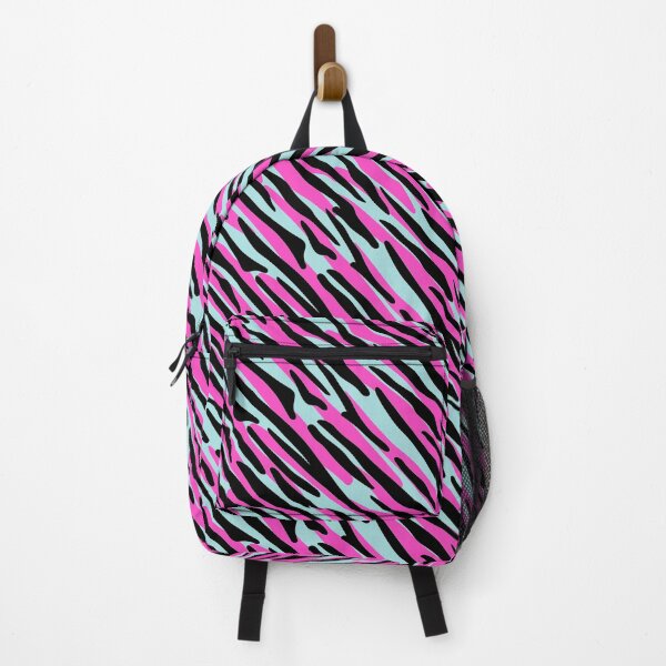 Item preview, Neon Zebra - Hot Pink, Light Blue designed and sold by Una Somerville.