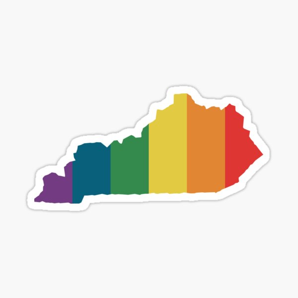 Kentucky Gay Pride Stickers for Sale