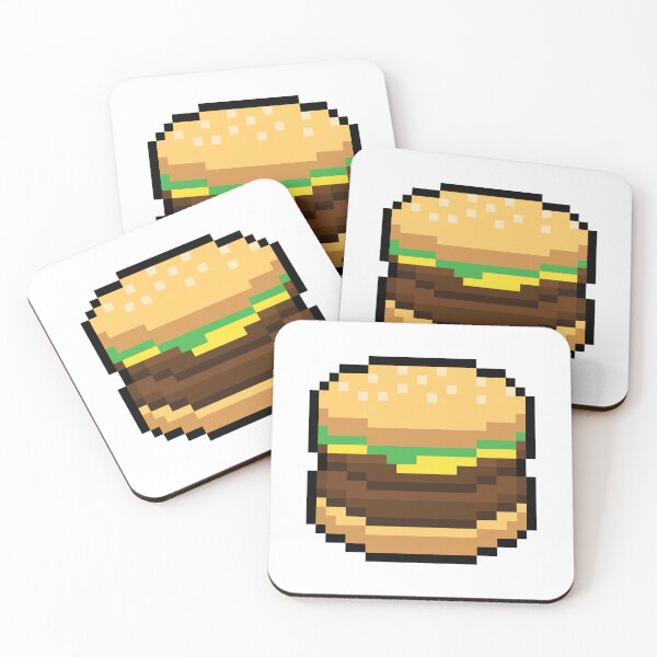 Item preview, Burger - pixel art designed and sold by Apex-tees.