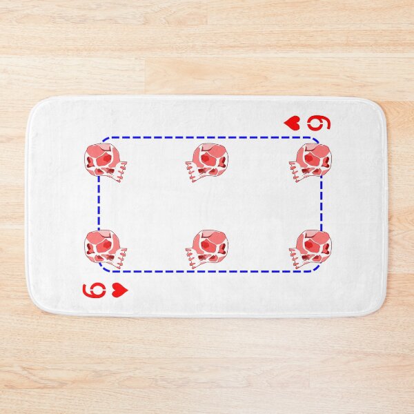 Item preview, 6 of hearts designed and sold by m-yoga-store.