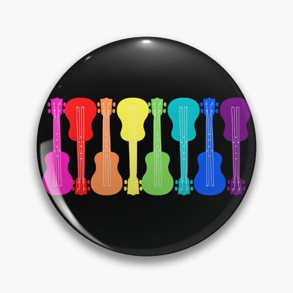 Item preview, Rainbow LGBTQIA+ Guitars. LGBTQ Pride designed and sold by Subtle Pride Shop.