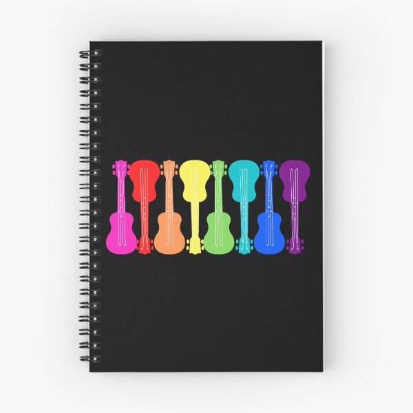 Item preview, Rainbow LGBTQIA+ Guitars. LGBTQ Pride designed and sold by Subtle Pride Shop.