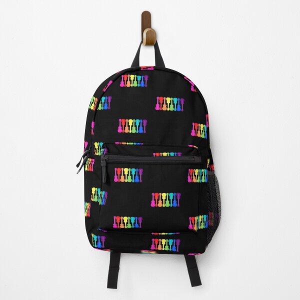 Item preview, Rainbow LGBTQIA+ Guitars. LGBTQ Pride designed and sold by Subtle Pride Shop.