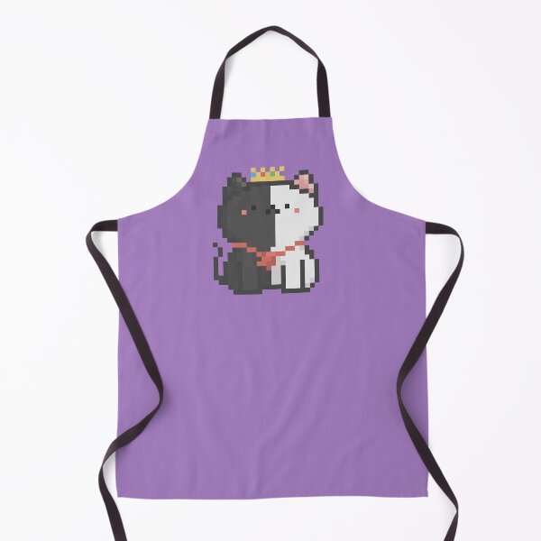 Item preview, Pixel Quiet Two Face Black White Cat 98 designed and sold by sosorimaru.