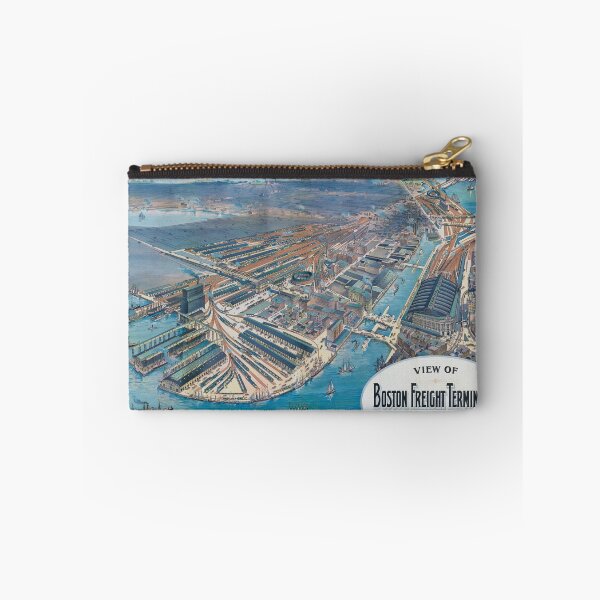 Item preview, Vintage Boston Seaport District Map (1903) Massachusetts Capital City Neighborhood Atlas designed and sold by BravuraMedia.