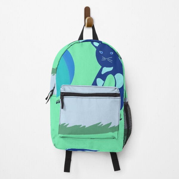 Item preview, The blue cat with a beach ball in the garden designed and sold by hermarartonline.