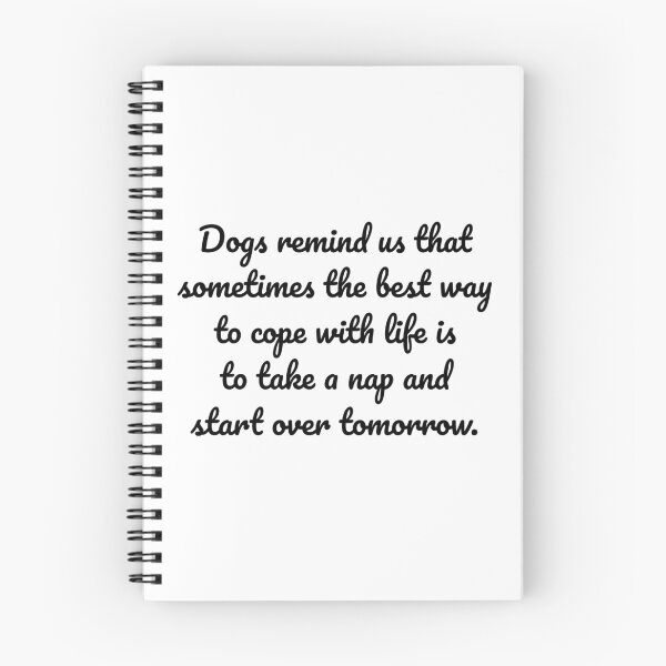 Item preview, "Paws for a Moment: Dogs Teach Us to Take Life One Nap at a Time" designed and sold by MeganMo.