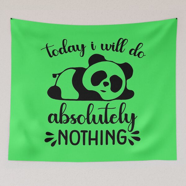 Item preview, Today I Will Do Absolutely Nothing, Funny Quote,  Humor designed and sold by DesignHouse07.