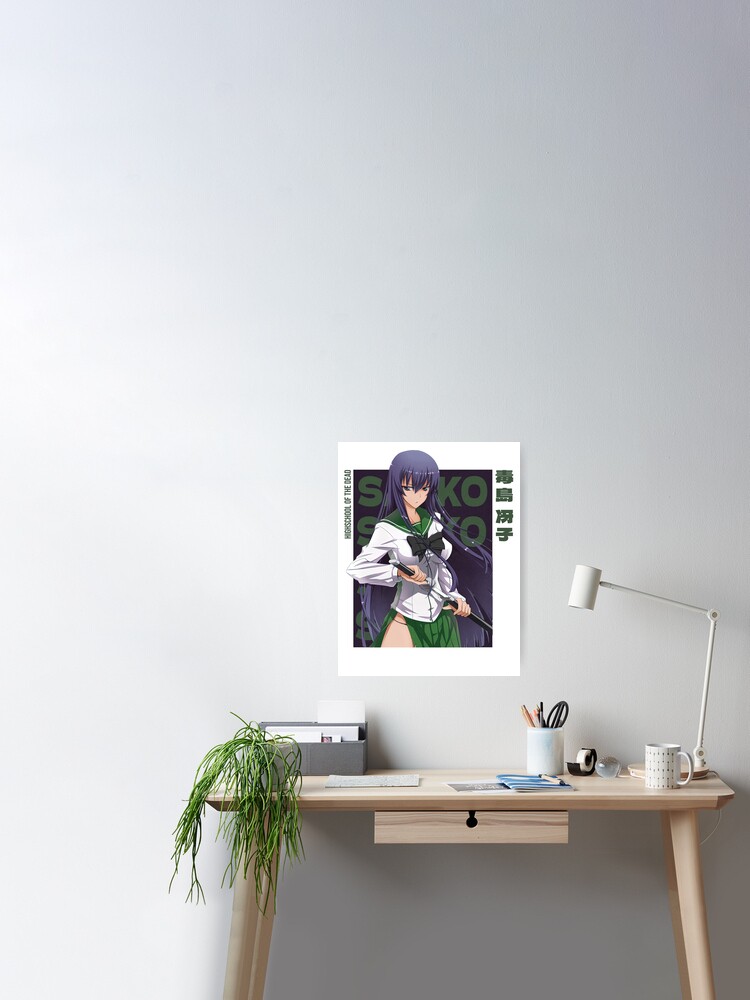 Saeko Busujima Highschool of the Dead Poster for Sale by IkaXII